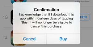 embargo schroot Duizeligheid Apple laat consument Apple Online Store uitdrukkelijk afstand doen van  retourrecht